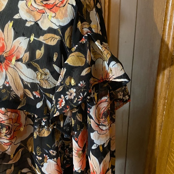 Maurices plus size sheer ruffle blouse - Picture 3 of 10